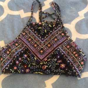 High neck bikini top